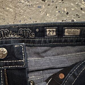 Miss Me Women's Deep Indigo Skinny Jeans